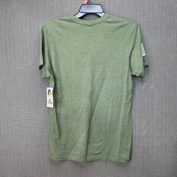 Rags Of Honor Unisex Size M Green 1776 Flag Graphic T-Shirt Supporting Veterans - Picture 5 of 8